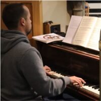 Robert at piano